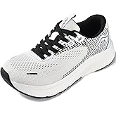 JACKSHIBO Wide Toe Box Shoes Women Arch Support Wide Sneakers for Running Walking Athletic Tennis Orthopedic Plantar Fasciitis Workout with Thick Cushion Zero Drop Sole Width Shoes