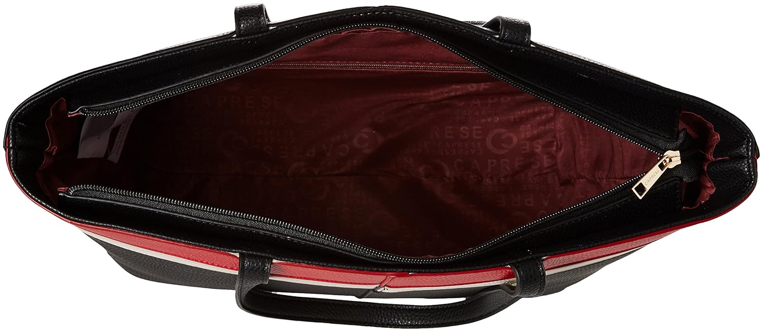 caprese philis women's tote bag (black, red and grey) ()