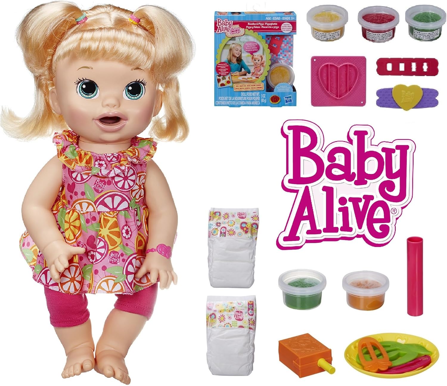 baby alive super snackin sara blonde