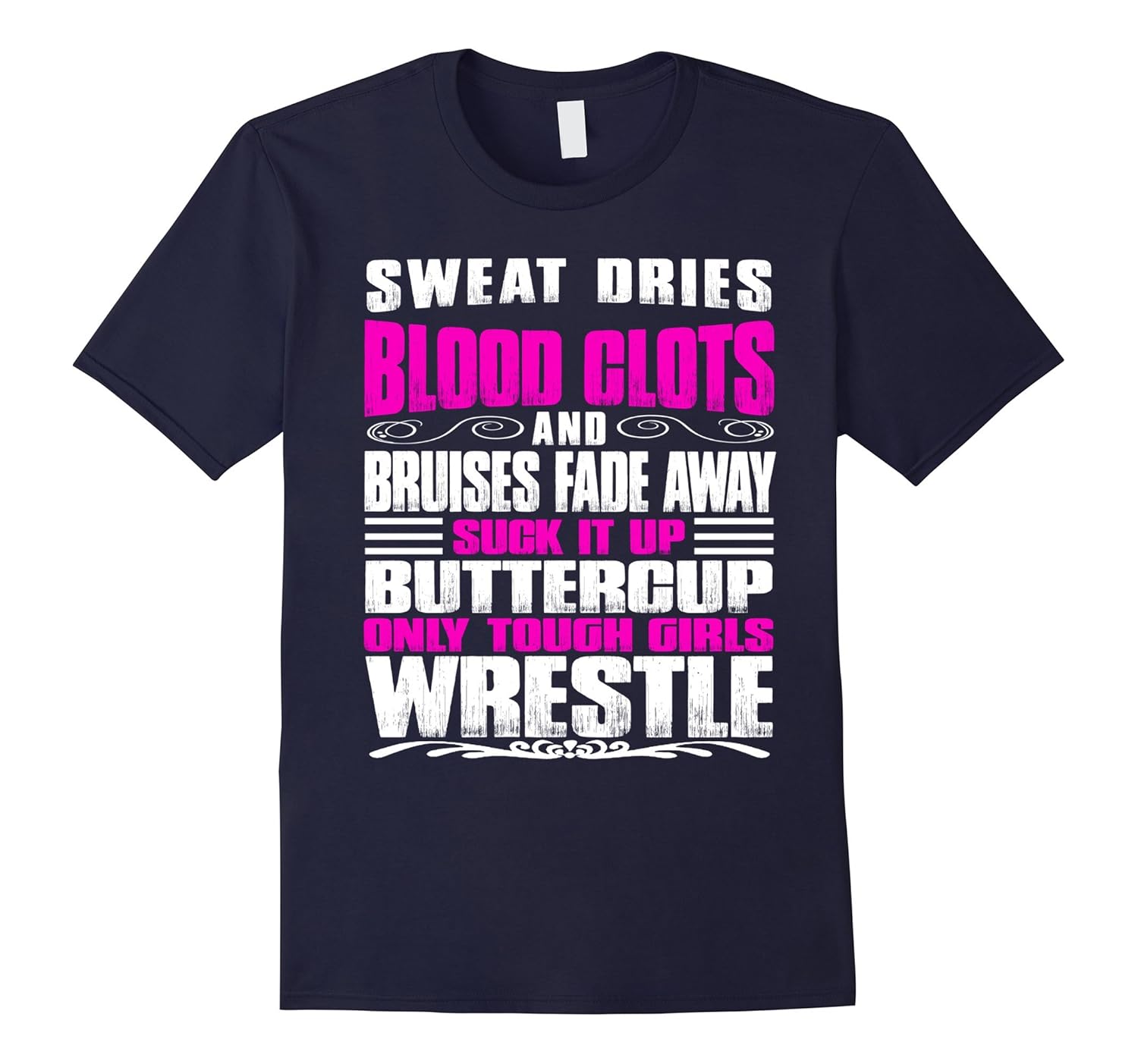 Girl wrestling Only Tough Girls Wrestle ShirtArt Artvinatee