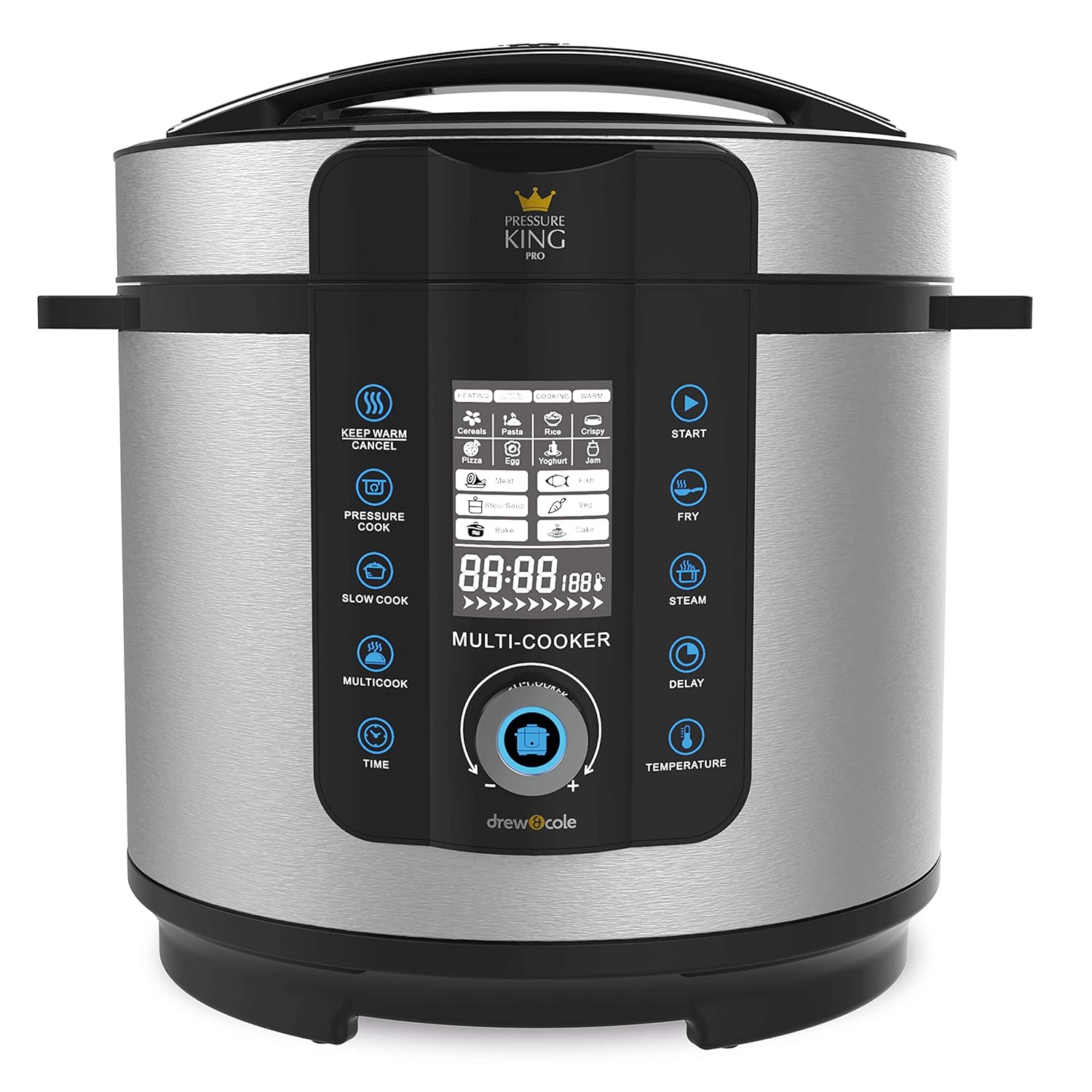 Pressure King Pro PKP6L PKP 6L Electric Pressure Cooker, 1000 W, 6