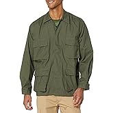 BACKBONE Mens Army Military Battle Dress Uniform BDU Shirt Camo Top Jacket