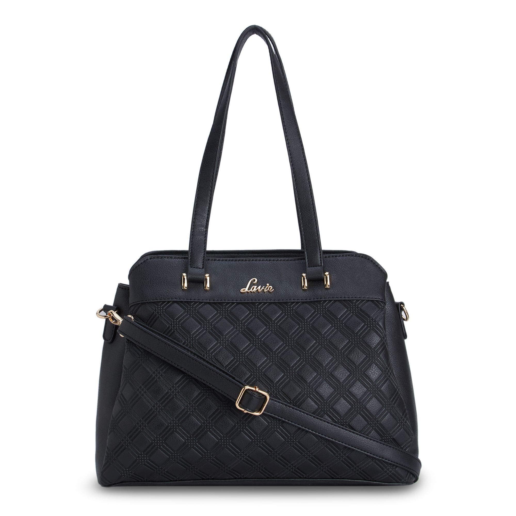 Lavie Amazon Black Clutch Lavie Womens Kahlo Large Satchel Bag