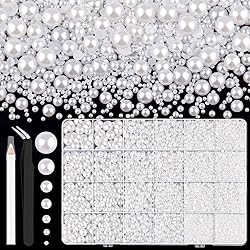 13000Pcs Flatback Pearls for Crafting