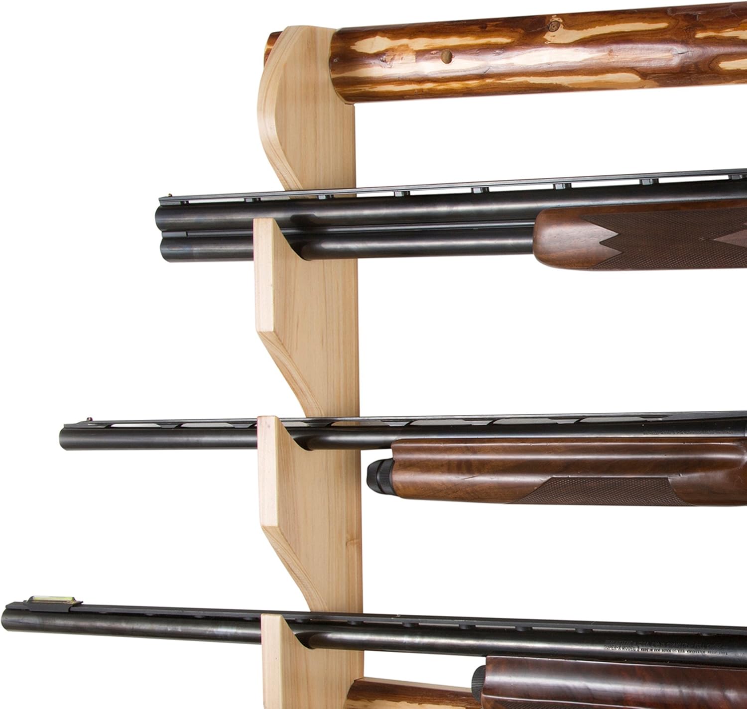 Rush Creek Creations 37-0099 Rustic Gun Wall Rack : Gun Cabinets : Sports & Outdoors