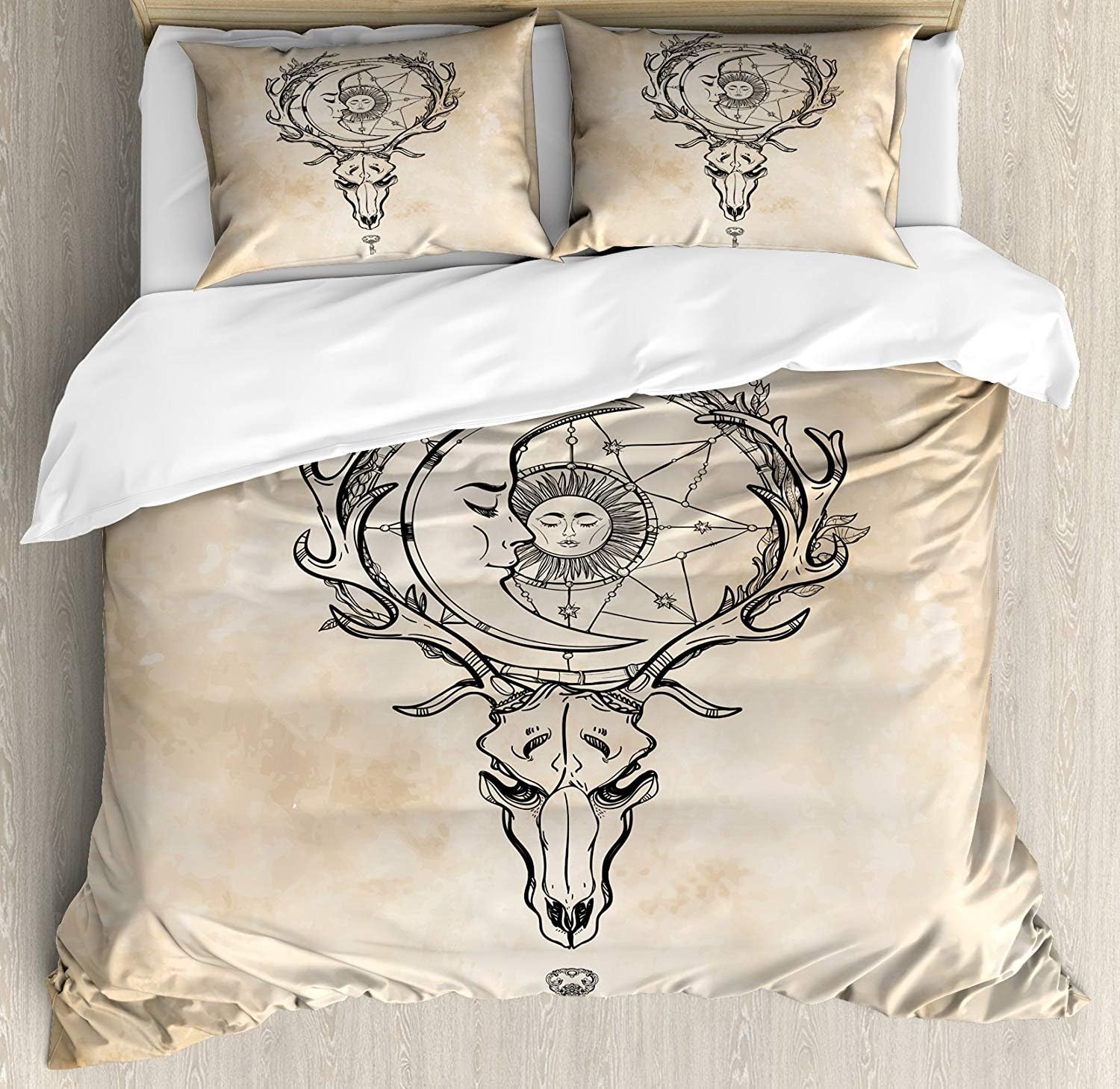 Best Deer Skull Duvet Bedding King
