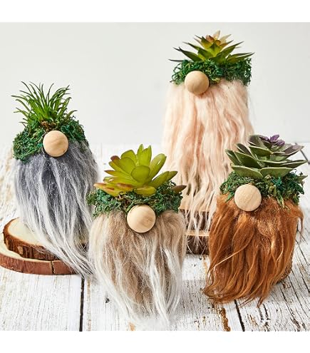 Nain De Jardin Décoratif - Plante Suédoise En Peluche - Décoration Maison & Jardin Mignon