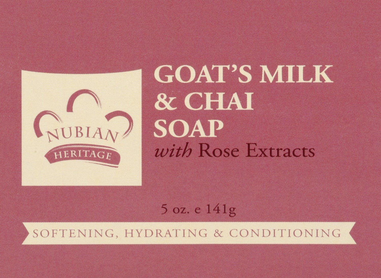 Nubian Heritage/Sundial Creations Goat's Milk and Chai Soap, 6 Count