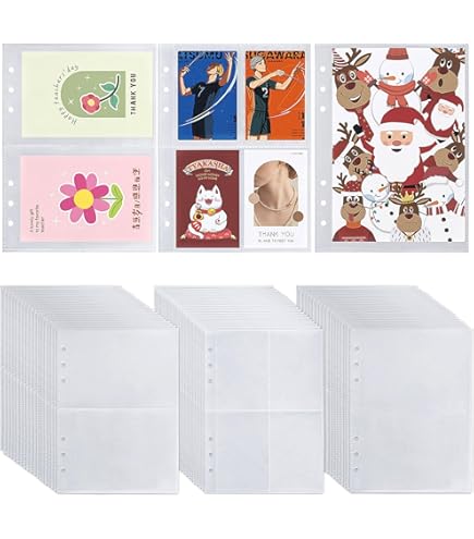 Antner A5 Binder Set - 12 Pockets With PU Leather Notebook Cover In Light Green