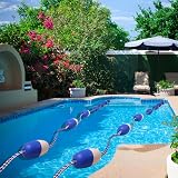 Beedozo 18.04ft Swimming Pool Lane Divider with Floats & Hooks view 2