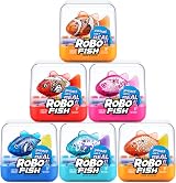 Robo Alive Robo Fish Series 3 Robotic Swimming Fish 2 Pack Orange Teal view 7