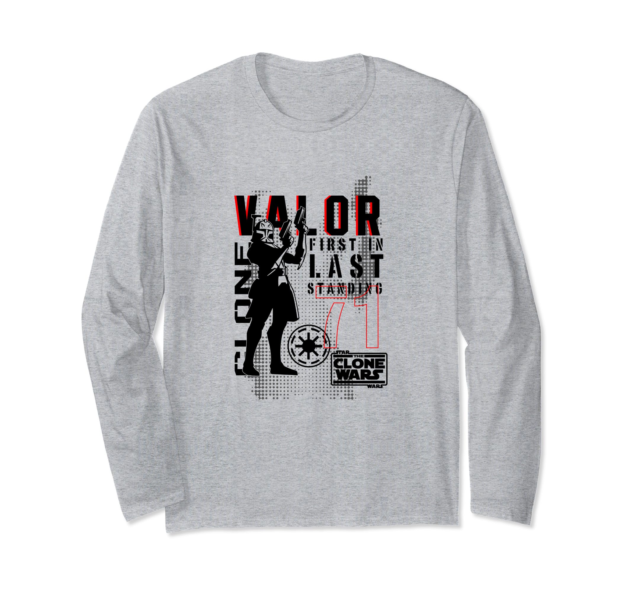 Star Wars: Clone Wars Valor First In Last Standing Long Sleeve T-Shirt