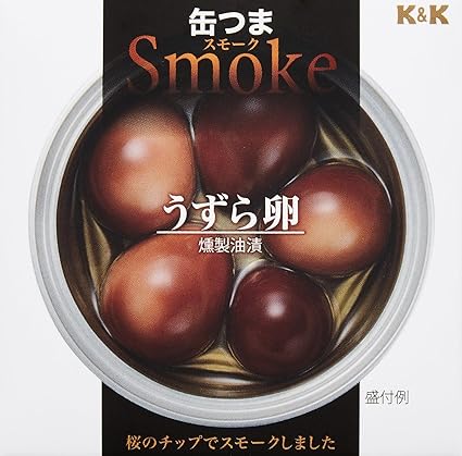 Amazon K K 缶つまスモーク うずら卵 5個 肉の缶詰 瓶詰 通販
