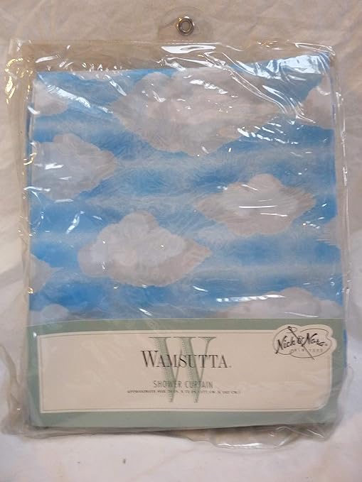 Amazon Com Nick Nora Wamsutta Vinyl Shower Curtain Cloud Nine