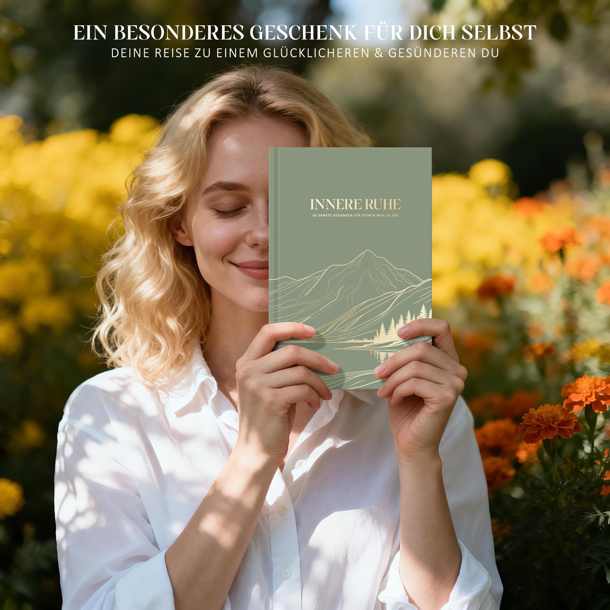 Achtsamkeitstagebuch für Erwachsene - 65 Positive Reminder, Dankbarkeitstagebuch Erwachsene mit Achtsamkeitsübungen, 5 Minuten Tagebuch für Manifestieren & Selbstliebe, 5 Minuten Achtsamkeitstagebuch 7