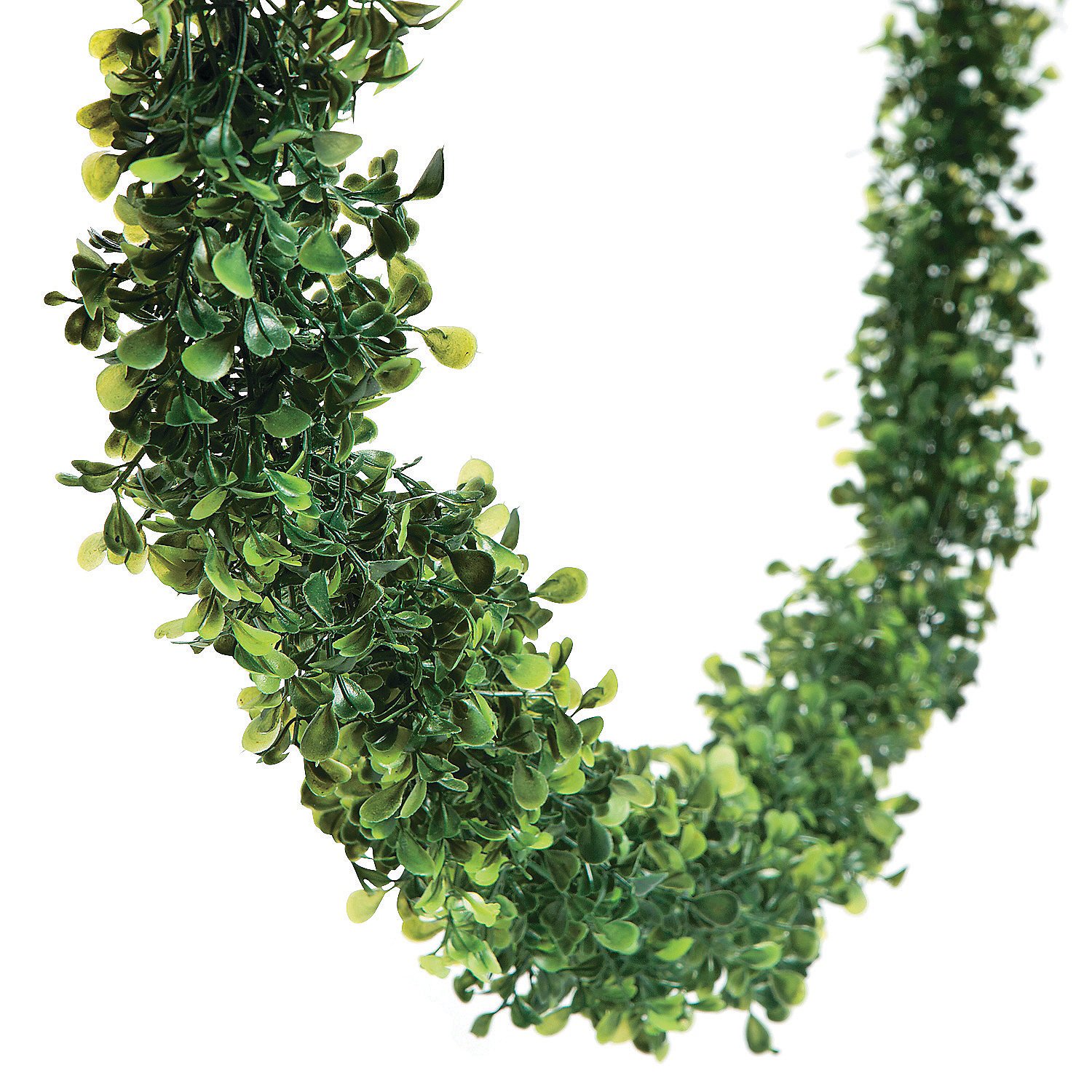 Photo 1 of Fun Express - Boxwood Garland 12' for Wedding - Home Decor - Floral - Garlands & Swags - Wedding - VBS Vacation Bible School Supplies/Decor - 1 Piece