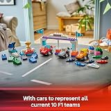 LEGO DUPLO Town F1 Team Race Cars & Drivers 10 Cars Crane Lights Podium 2+ view 5