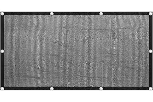 [WindscreenSupplyCo] 55% 3 x 6 FT Shade Cloth Sun Shade Net with Grommets Sunblock Mesh Tarp for Garden Plants Cover Greenhouse and Patio