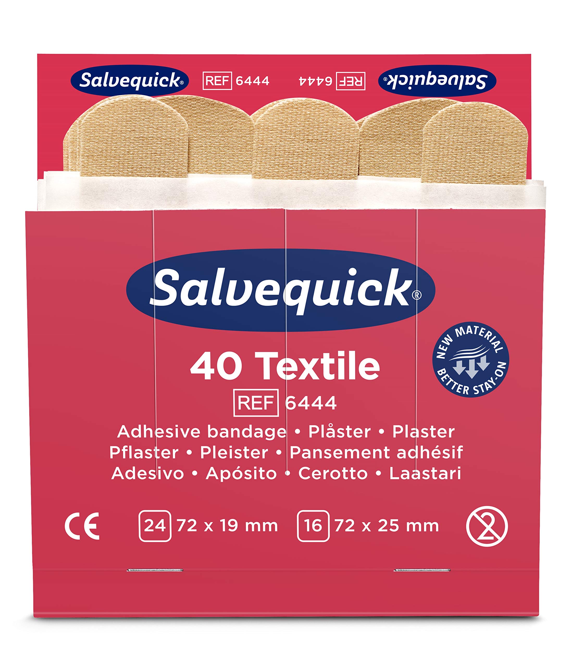 Cederroth Salvequick Fabric Plaster (Pack of 40)