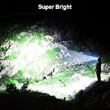 Gritin LED Head Torch 2 Pack 3 Modes Waterproof Adjustable 6 AAA Included view 2