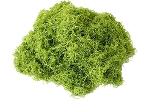 Fake Green Moss Artificial Moss for Plants Indoor Faux Moss for Planters Fake Grass Decor for DIY Decorating Craft Moss Art P