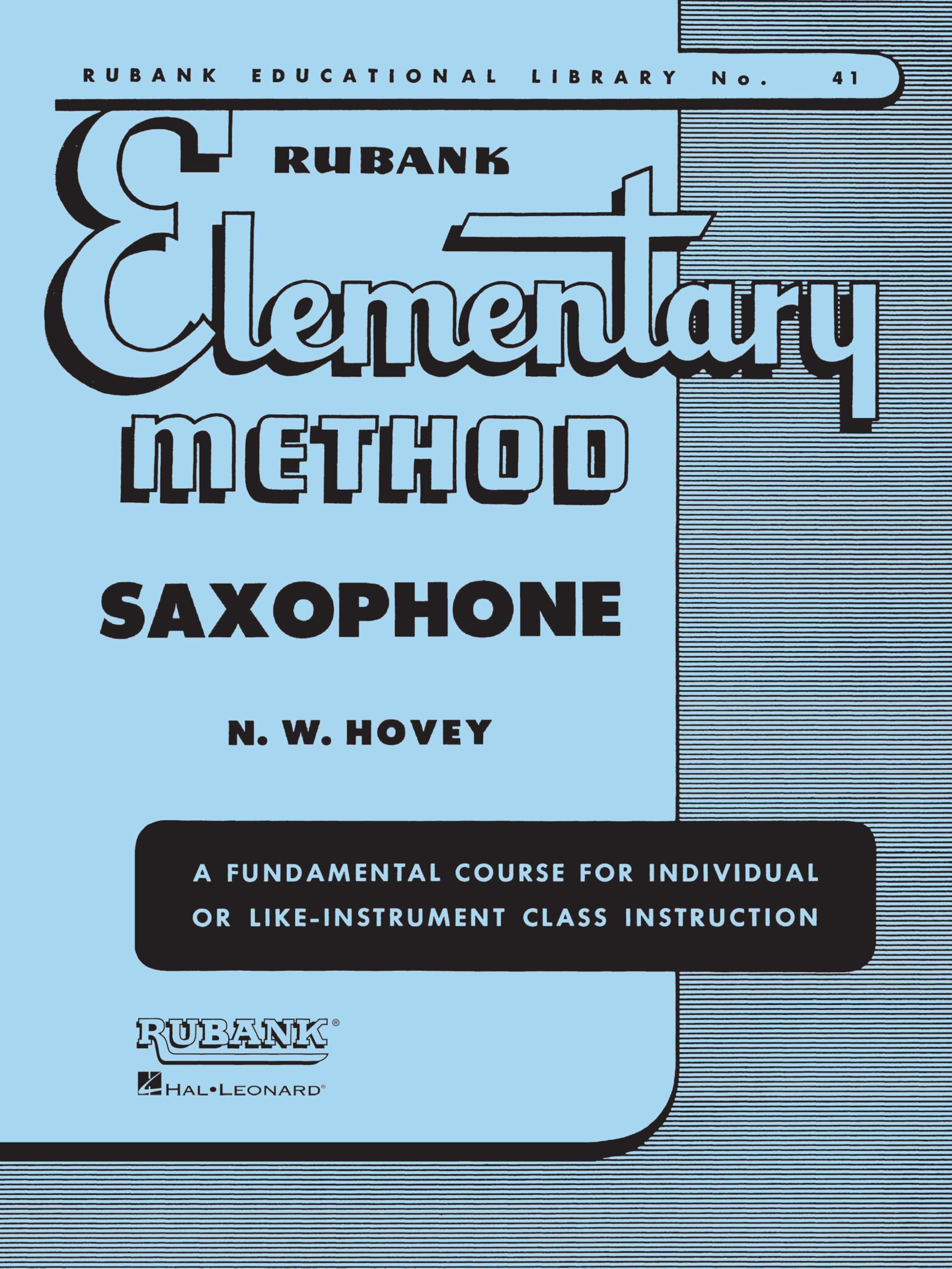 Rubank Elementary Method Saxophone: 41 (Rubank Educational Library)