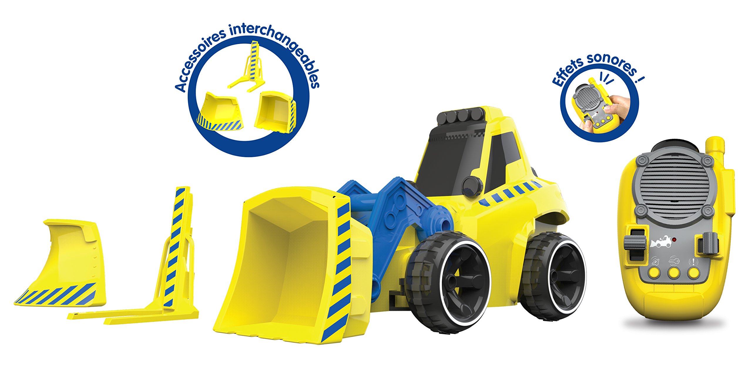 Silverlit Tooko Radio Controlled Bulldozer with Sound Effects - Multi-Directional - All Remote Control - Nursery Toy