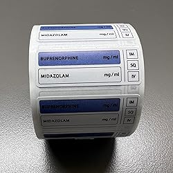 Drug Syringe Labels