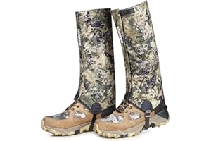 TREKMASTER Snake Gaiters Snake Chaps: Waterproof Snake Guards Snake Bite Protection for Lower Legs, Snake Proof Gaiters Fit for Men & Women, Adjustable Size for Hunting Hiking and Farm
