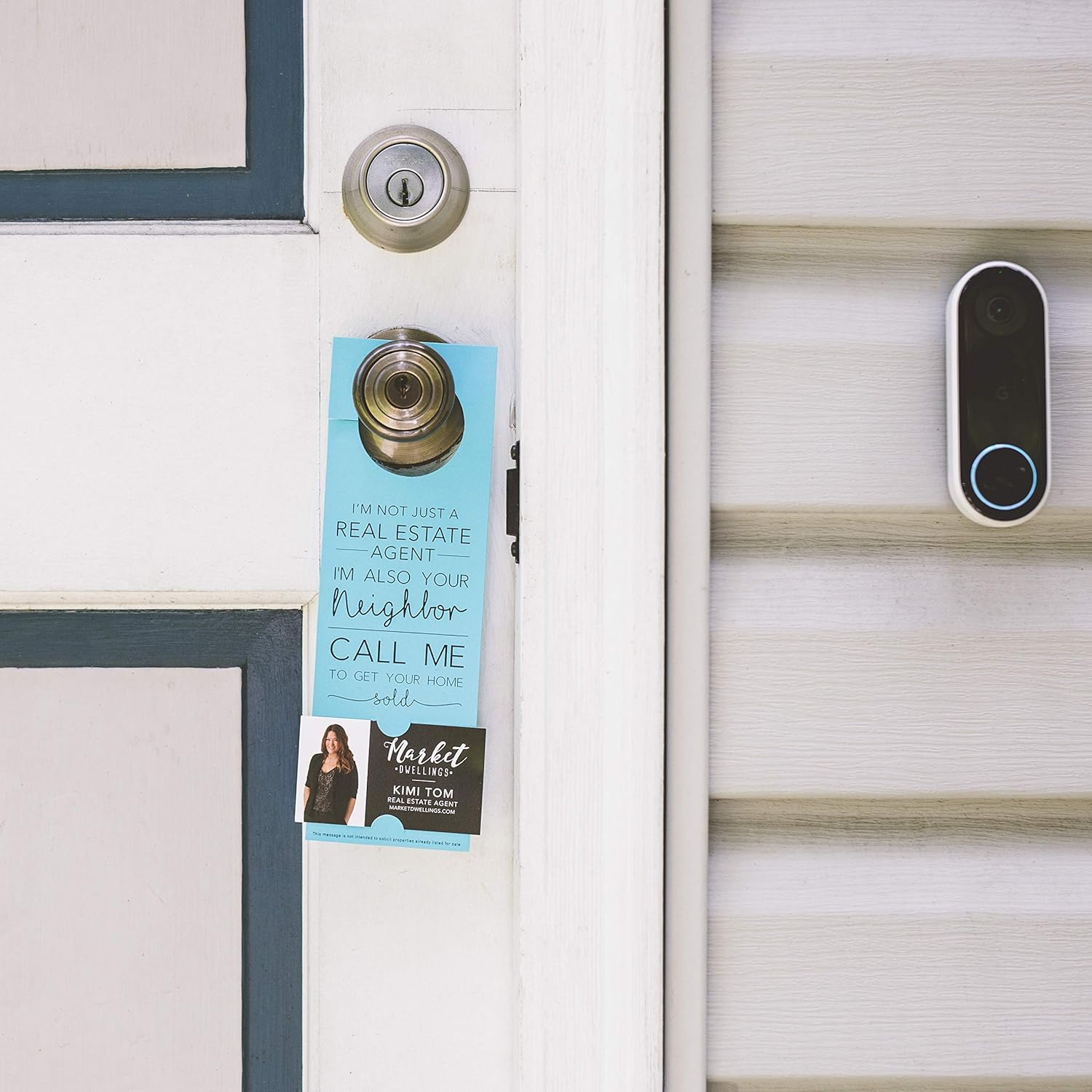 "I'm not just a Real Estate Agent" Door Hanger 3DH001