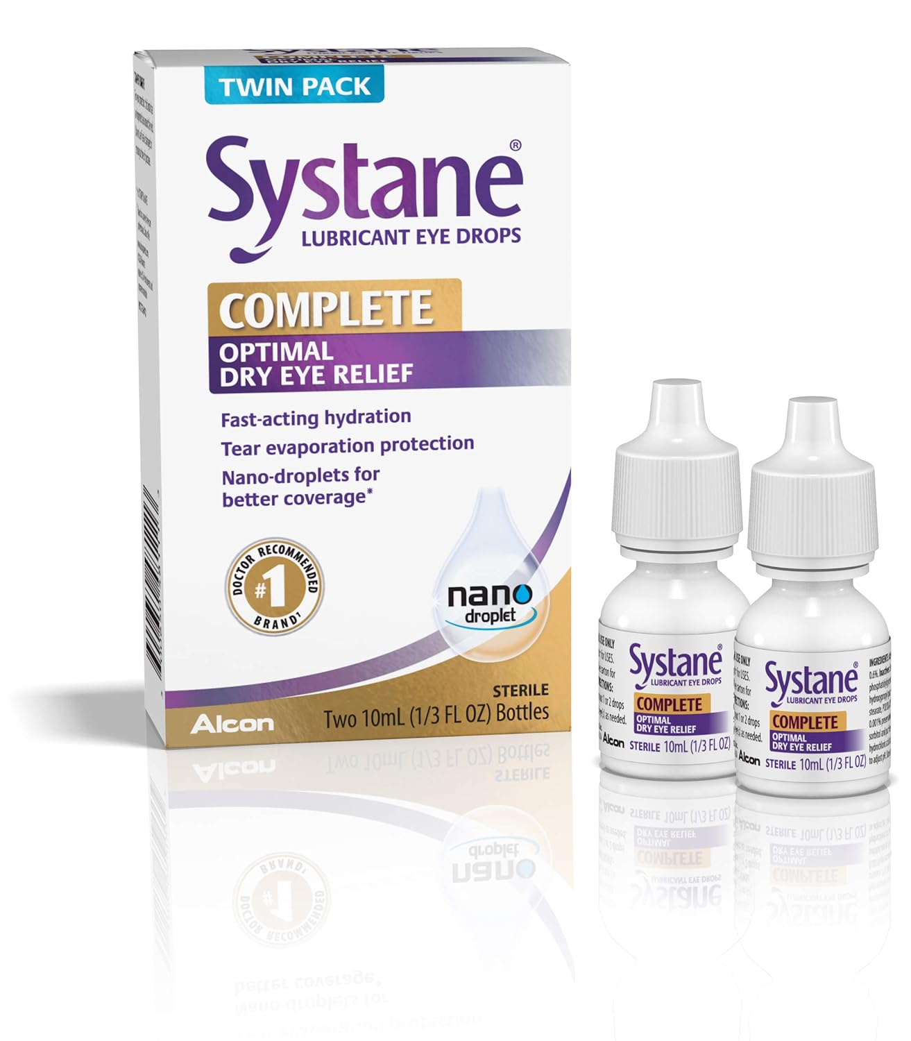 Systane Complete Lubricant Eye s, 2x10mL TWIN Amazon.in Health