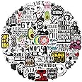 Gym Stickers 50PCS Fitness Planner Stickers, Workout Decals for Laptops, Hydro Flasks, Water Bottles, Luggage