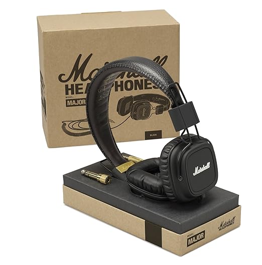 Marshall Major Wired OverEar Headphones Amazon.in Electronics