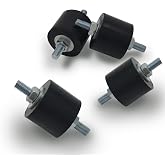 Anti-Vibration Rubber Isolator Mounts with Studs Shock Absorber, M8