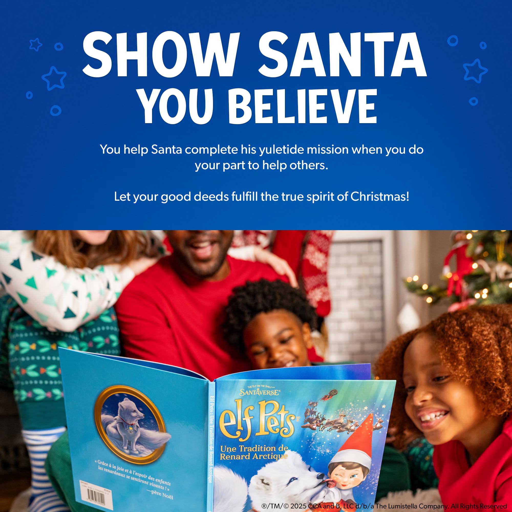 Elf Pets: an Arctic Fox Tradition - Huggable Elf Pet Arctic Fox Stuffed Animal - Includes Beautifully Illustrated Hardbound Storybook, Mini Snow Globe Charm and Official Adoption Certificate.