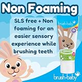 Brush-Baby Gentle Applemint Baby Toothpaste 3 x 50ml 0-3 Yrs Fluoride Xylitol view 5