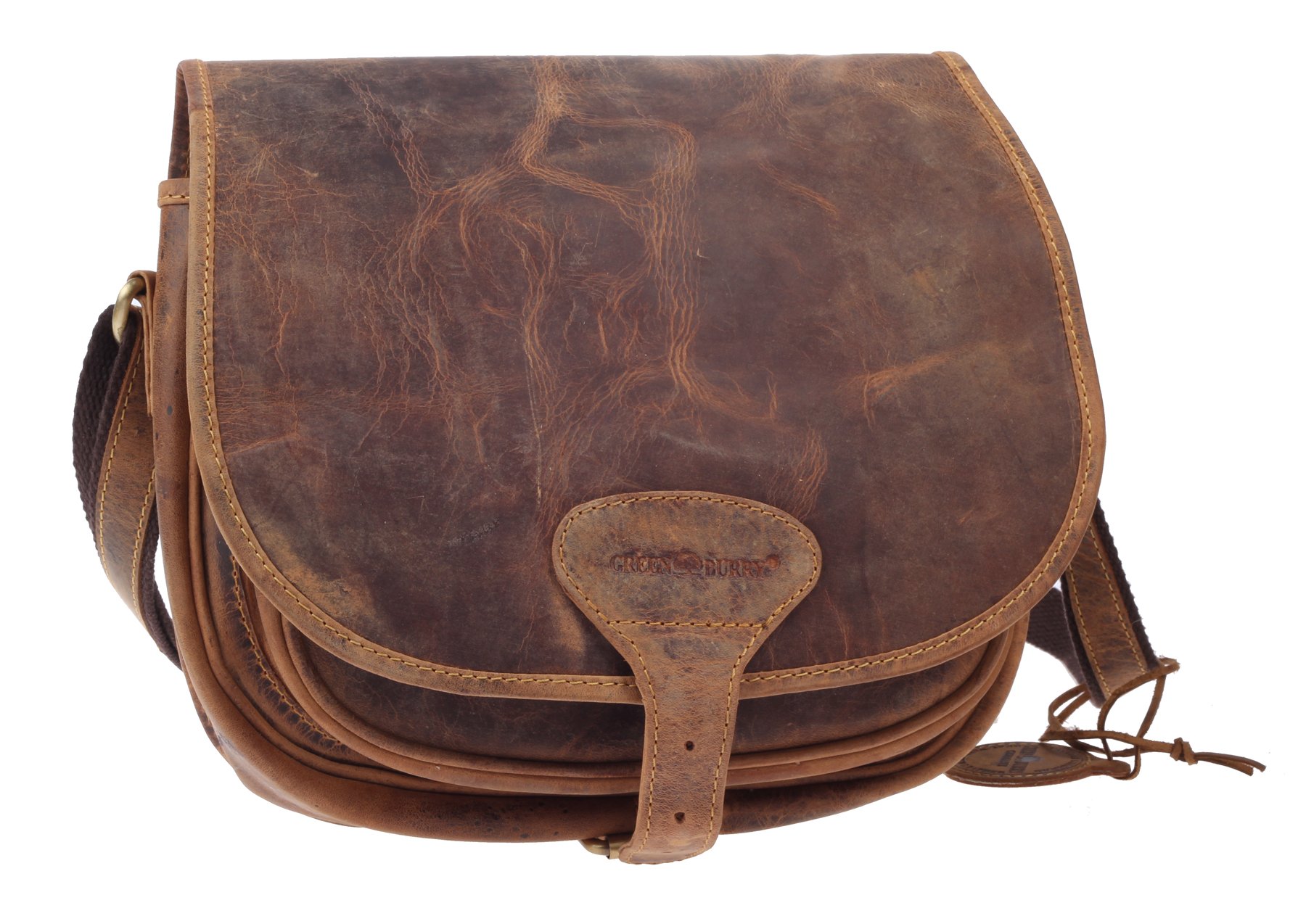 Greenburry Vintage shoulder bag leather 30 cm