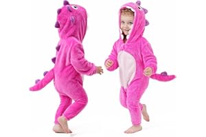 DILUFUN Baby Infant Boys Girls Halloween Onesie Costume,Toddler Animal Onesie Cosplay Costume,Funny Warm Winter Outfit