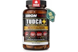 Premium TUDCA+ 500 Mg Liver Health Support | 9-in-1 Liver Detox & Cleanse Repair & Bile Salts Formula | Made In Canada (Tauro