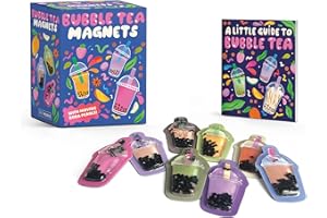 Bubble Tea Magnets: With Moving Boba Pearls!