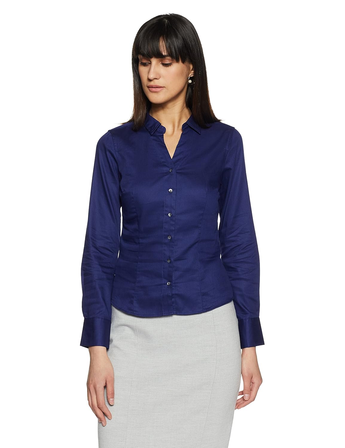 van heusen women's body blouse shirt