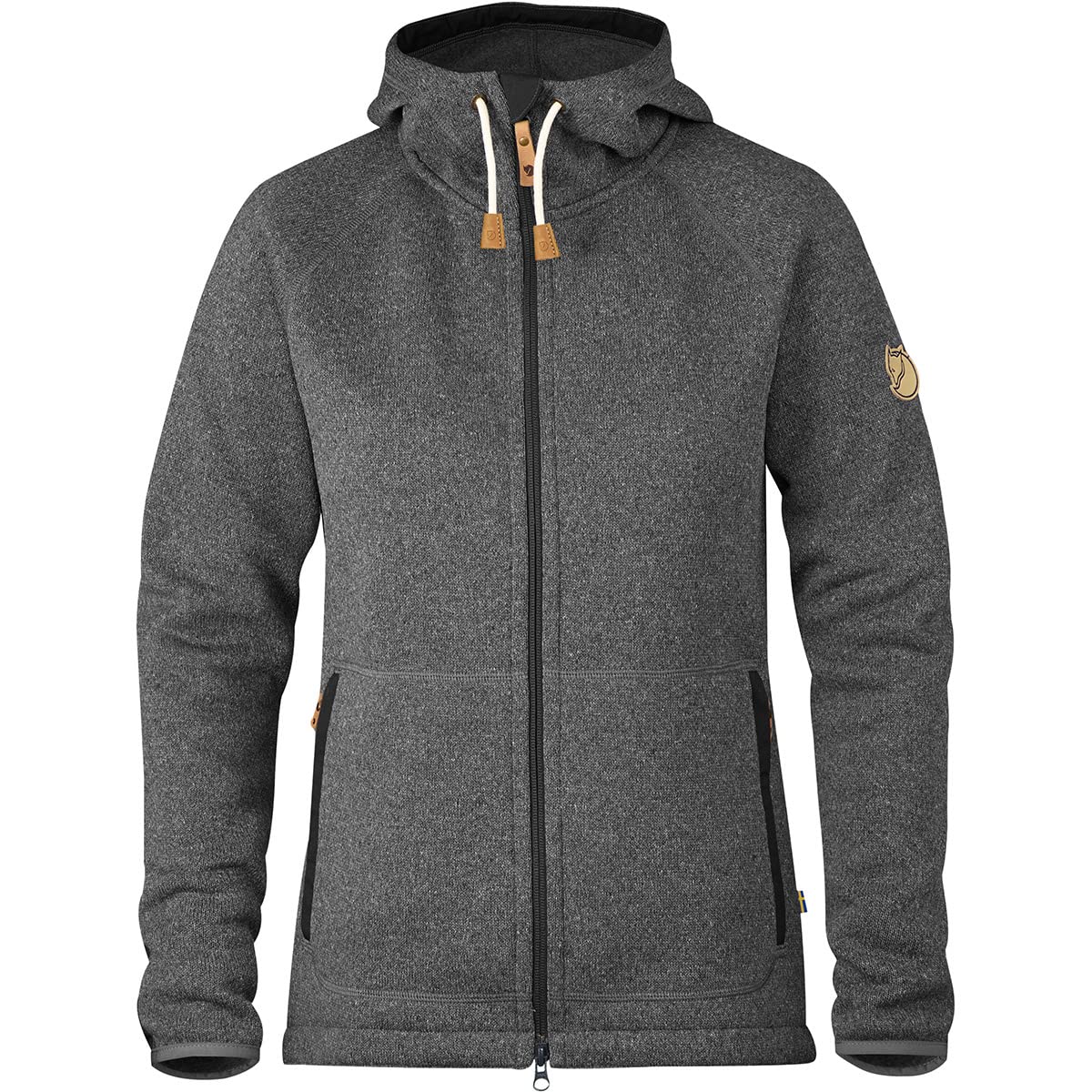 Fjallraven Övik Fleece Hoodie W Sweatshirt - Grey, X-Large