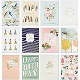 Hallmark Elegant All-Occasion Card Assortment (12 Cards with Envelopes, Refill Pack Card Organizer Box) Birthday, Thank You, Sympathy