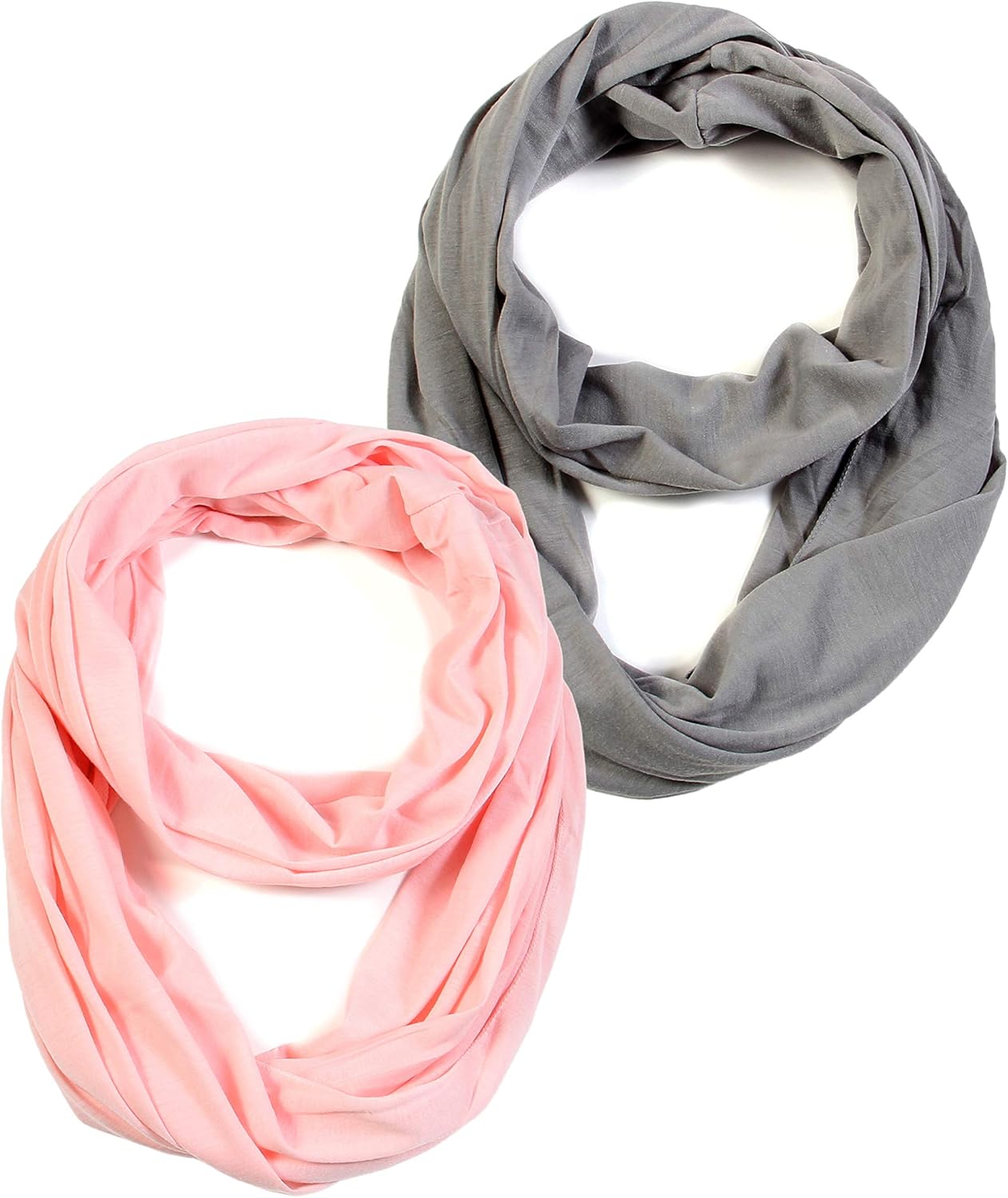 Scarfand's Super Soft Light Weight Solid Color Infinity Loop Scarf