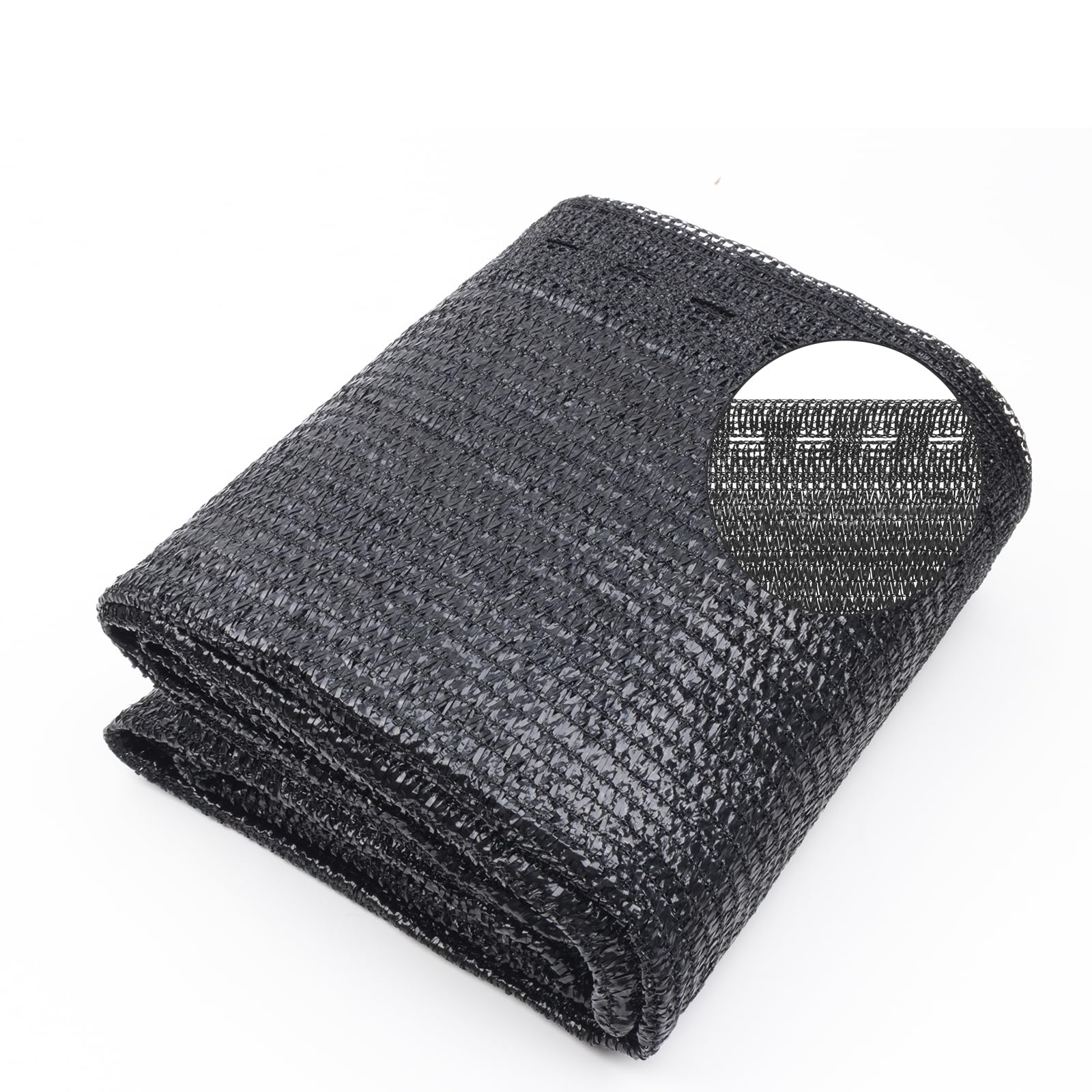 Cool Area 70% 6x8ft Sunblock Shade Cloth Cover Mesh UV Resistant Net for Garden Flower Plant Greenhouse, Black Image