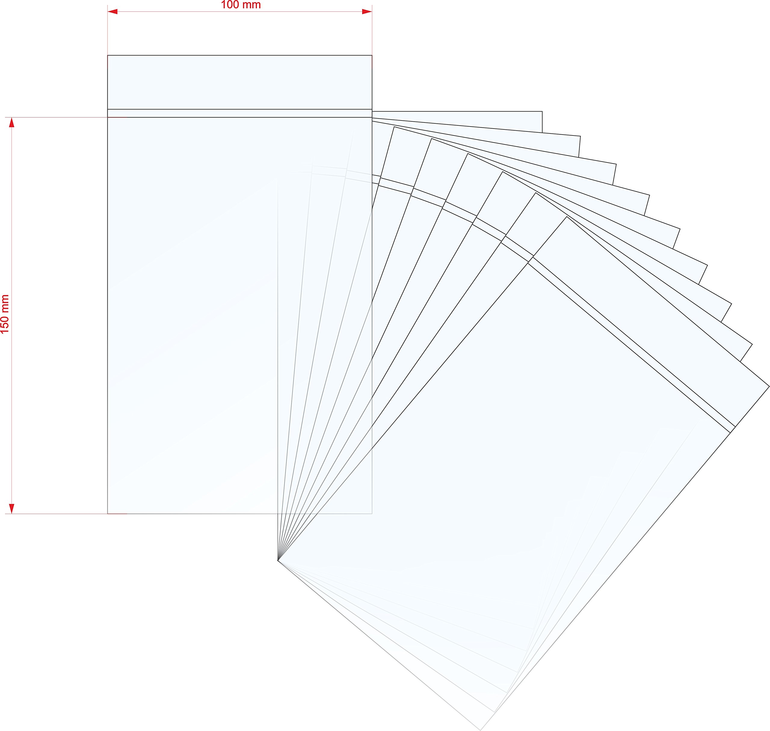 wiler RB1015 Polyethylene Bag, Pack of 100