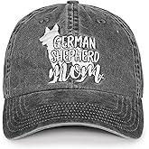 InnoBeta German Shepherd Gifts for Women, German Shepherd Mom Adjustable Vintage Baseball Cap Washed Cotton Embroidered Hat
