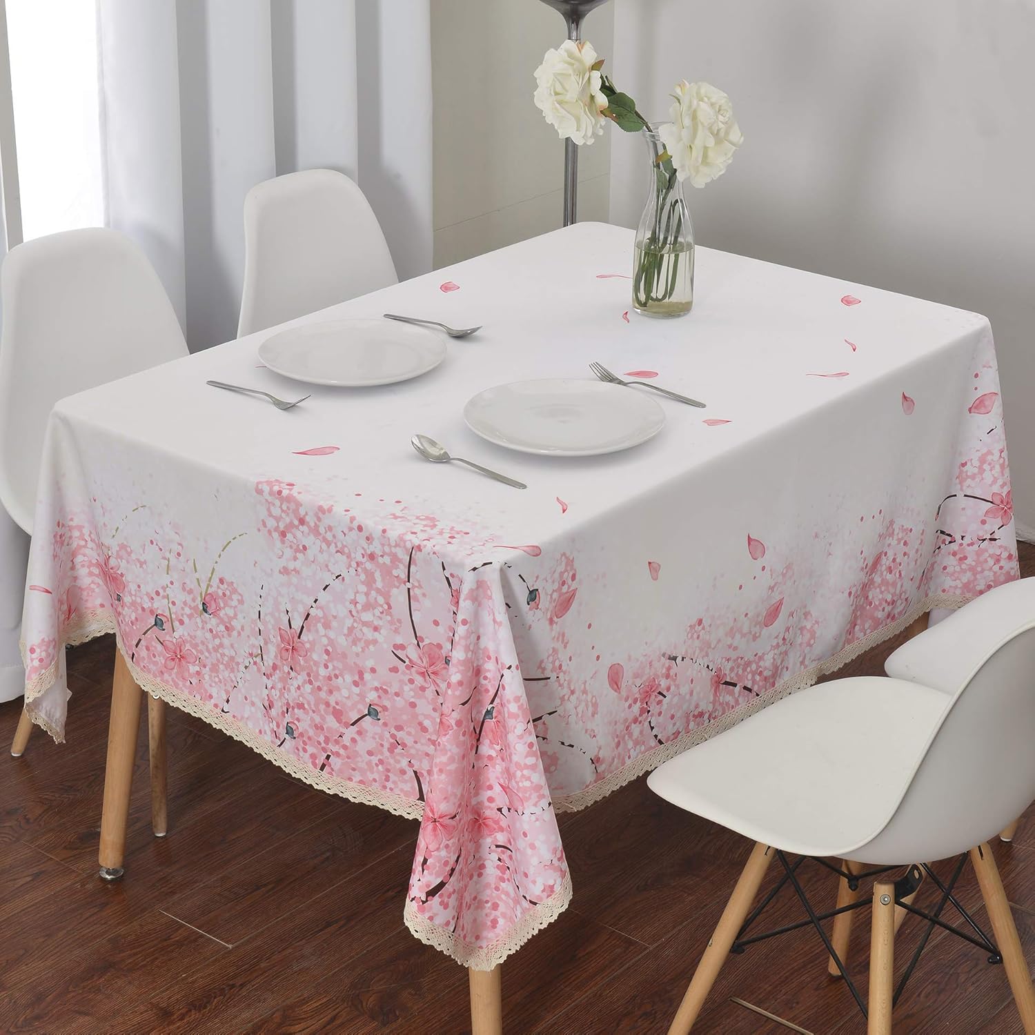 Best floral print party table cloth