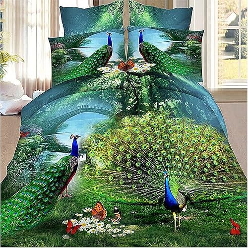 Peacock Bedding: Amazon.com