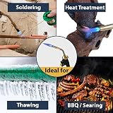 Pipestation Super Total Fire Blow Torch Kit with 2 x Mapp+ Gas Cylinders view 5